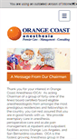 Mobile Screenshot of orangecoastanesthesia.com